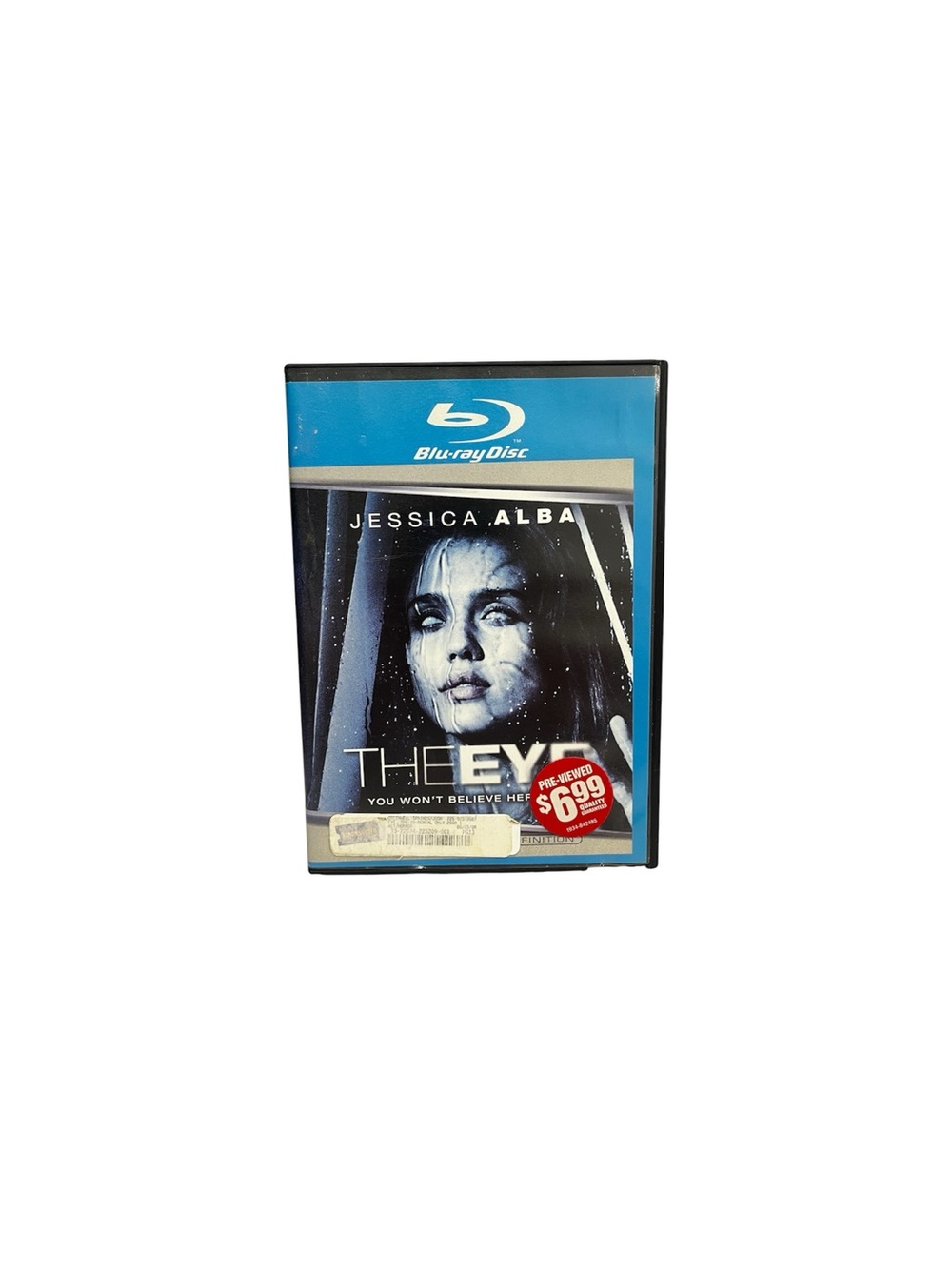 The Eye (Blu-ray, 2008, Widescreen) Jessica Alba, Parker Posey